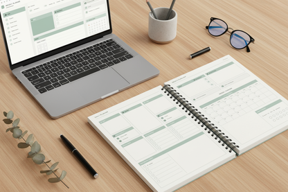 Daily & Weekly Productivity Planners (PDF + Notion)