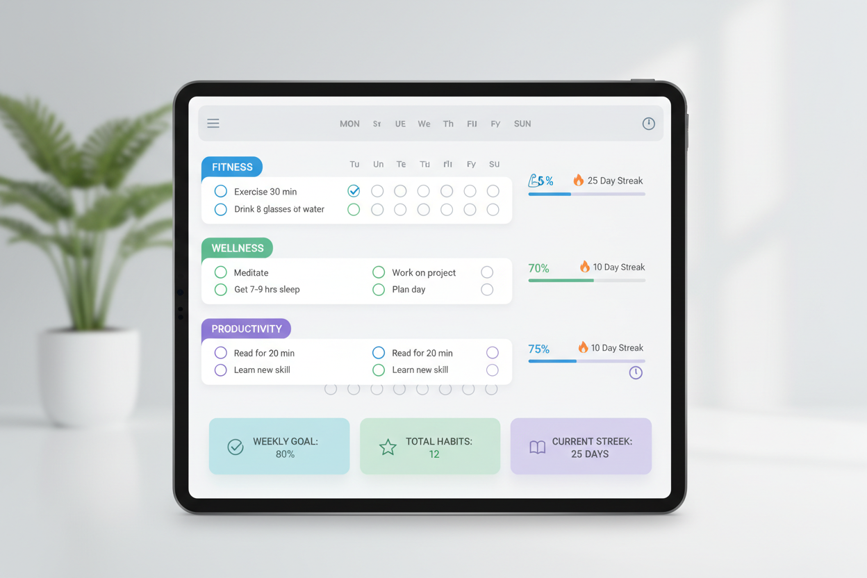 Habit Tracker Dashboard